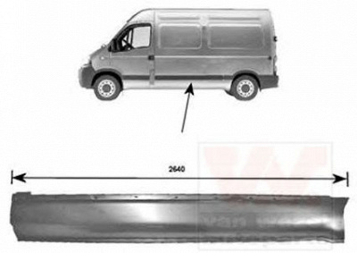 VAN WEZEL 3798143 -  Боковина